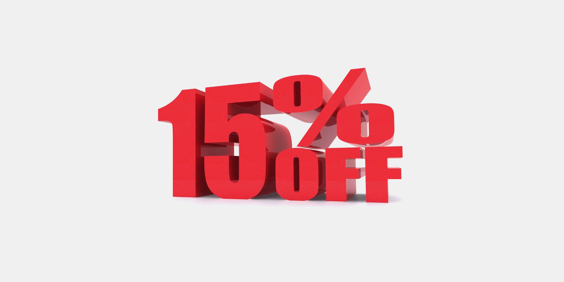 15% OFF